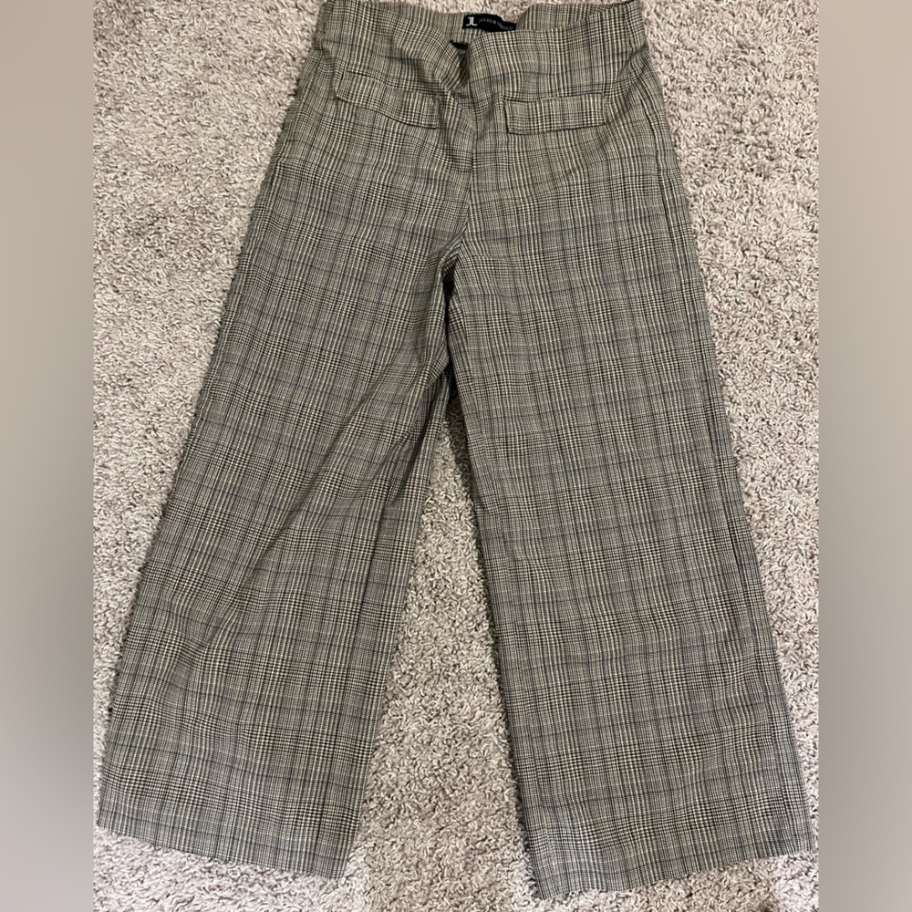 Jules & Leopold Gray Plaid Pants